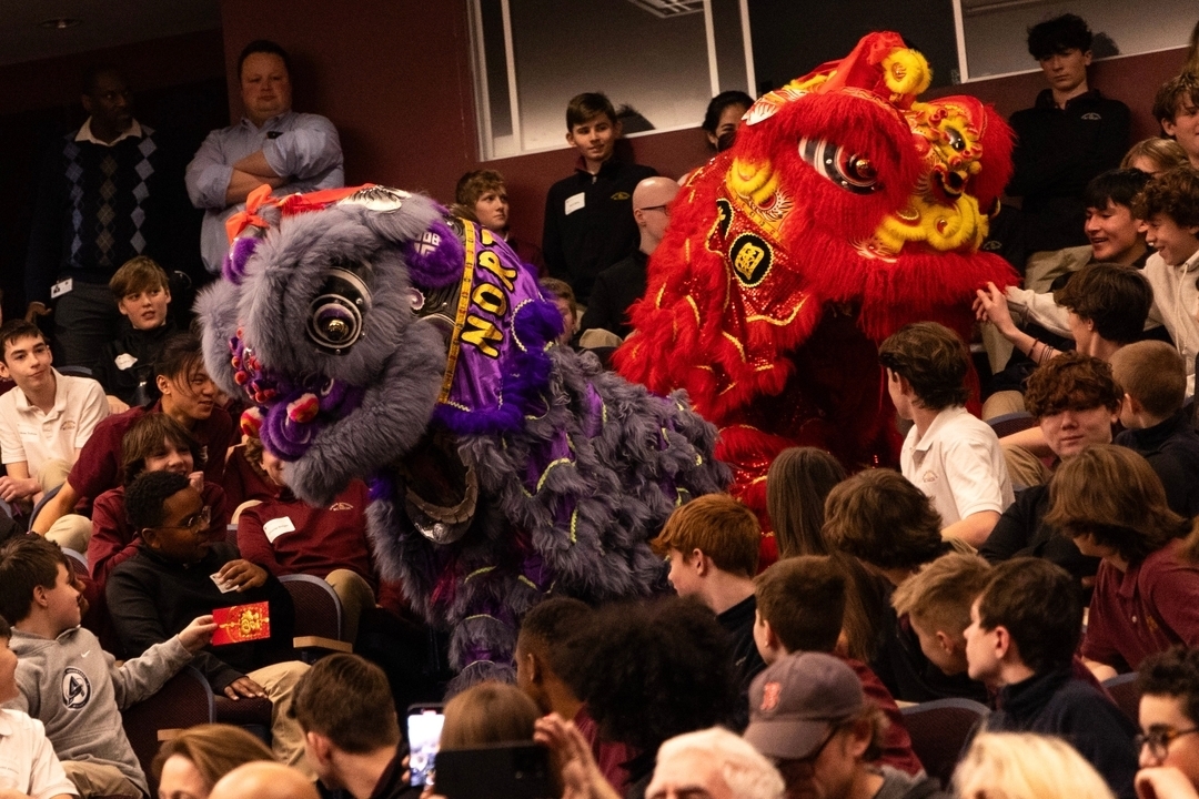 Lion Dance Performance at BC High